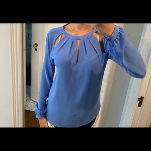 MICHAEL Michael Kors blue blouse.